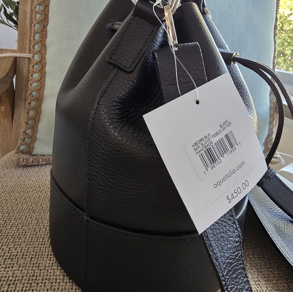 NWT Aquatalia Bucket leather bag - Picture 13 of 13